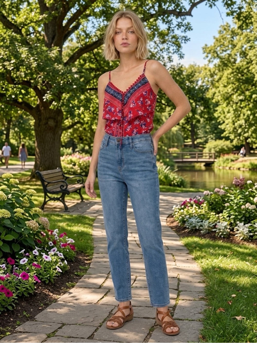 New York & Company Light Blue High-Rise Straight Skinny Jeans